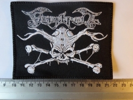FINNTROLL - WHITE LOGO + SKULL
