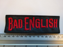 BAD ENGLISH - RED NAME LOGO