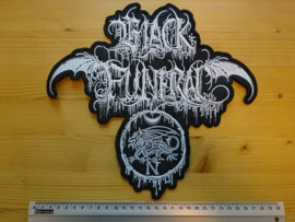 BLACK FUNERAL - WHITE NAME LOGO