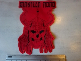 MANILLA ROAD - SKULL LOGO ( SHAPED )