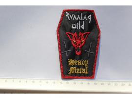 RUNNING WILD - HEAVY METAL ( RED BORDER )