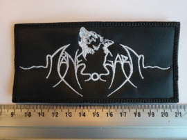 MANEGARM - WHITE NAME LOGO