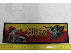 ETERNAL CHAMPION - PARALLEL OF DEATH ( BLACK BORDER ) WOVEN