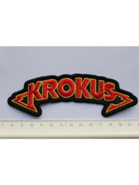 KROKUS - RED/YELLOW NAME LOGO