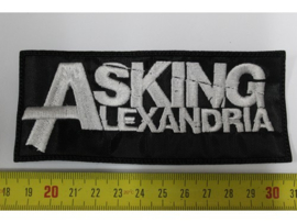 ASKING ALEXANDRIA - WHITE NAME LOGO