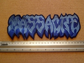 MASSACRE ( USA ) - BLUE LOGO