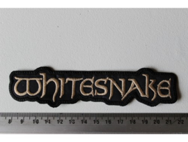 WHITESNAKE - BEIGE NAME LOGO