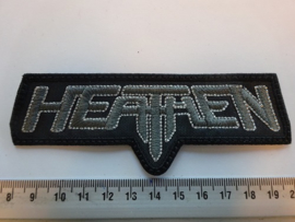 HEATHEN - SILVER NAME LOGO