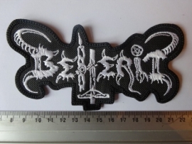 BEHERIT - WHITE LOGO ( SHAPED )