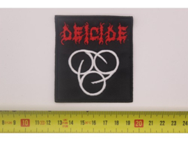 DEICIDE - RED NAME LOGO + 666