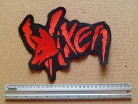 VIXEN - RED LOGO + FOX