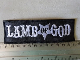 LAMB OF GOD - WHITE LOGO