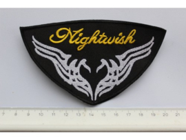 NIGHTWISH - YELLOW NAME LOGO + TRIBAL