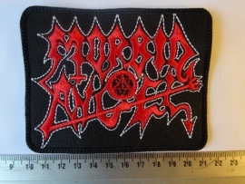 MORBID ANGEL - RED/WHITE LOGO