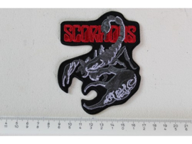 SCORPIONS - RED NAME LOGO + SCORPION