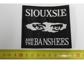 SIOUXSIE AND THE BANSHEES - WHITE NAME LOGO