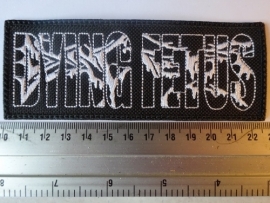 DYING FETUS - WHITE LOGO