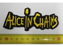 ALICE IN CHAINS - YELLOW NAME LOGO