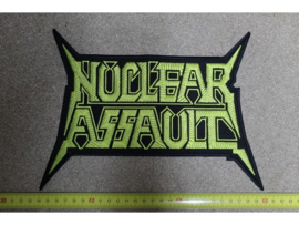 NUCLEAR ASSAULT - GREEN NAME LOGO