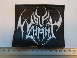 WOLF CHANT - WHITE NAME LOGO