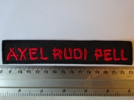 AXEL RUDI PELL - RED LOGO