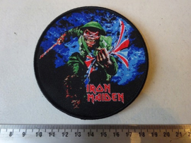 IRON MAIDEN - THE FINAL FRONTIER TOUR ( BLACK BORDER ) WOVEN NUMBERD !