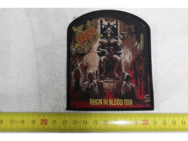 SLAYER -REIGN IN BLOOD TOUR ( BLACK BORDER ) WOVEN