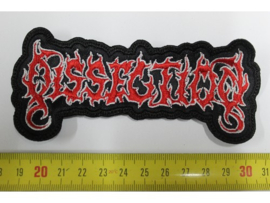 DISSECTION - RED/WHITE NAME LOGO