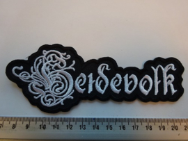 HEIDEVOLK - WHITE NAME LOGO