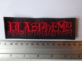 BLASPHEMY - RED NAME LOGO