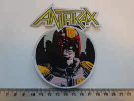 ANTHRAX - I AM THE LAW ( LASERCUT ) WOVEN