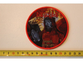 DEICIDE - SERPENTS OF THE LIGHT ( RED BORDER ) WOVEN