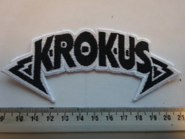 KROKUS - BLACK/WHITE NAME LOGO