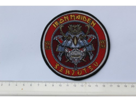 IRON MAIDEN - SENJUTSI ( BLACK BORDER ) WOVEN