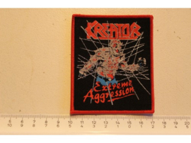 KREATOR - EXTREME AGGRESSION ( RED BORDER ) WOVEN