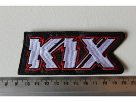 KIX - WHITE/RED NAME LOGO