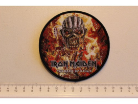 IRON MAIDEN - THE BOOK OF SOULS ( BLACK BORDER ) WOVEN