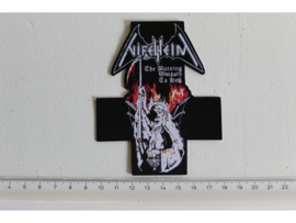 NIFELHEIM - THE BURNING WARPATH TO HELL ( BLACK BORDER ) WOVEN