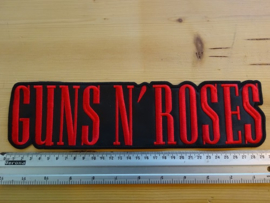 GUNS N ROSES - RED NAME LOGO