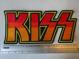 KISS - RED/YELLOW/ORANGE NAME LOGO