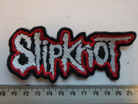 SLIPKNOT - WHITE/RED NAME LOGO