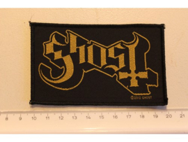 GHOST - GOLD NAME LOGO ( WOVEN )