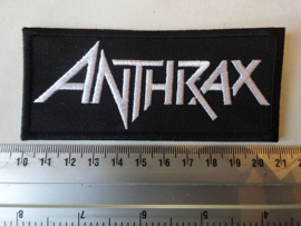 ANTHRAX - WHITE LOGO ( UNCUT )