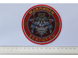 IRON MAIDEN - SENJUTSI ( RED BORDER ) WOVEN