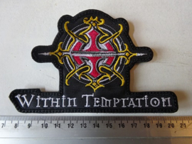 WITHIN TEMPTATION - WHITE NAME + COLORED LOGO