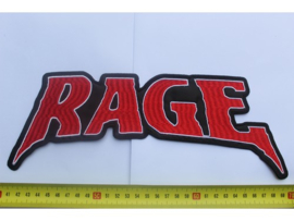 RAGE - RED/WHITE NAME LOGO
