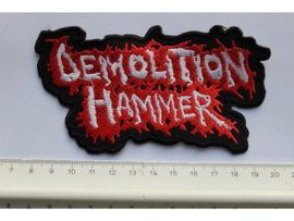 DEMOLITIAN HAMMER - RED/WHITE NAME LOGO