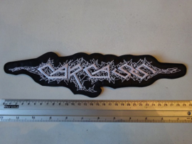 CARCASS - WHITE NAME LOGO