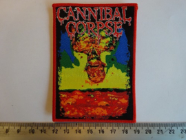 CANNIBAL CORPSE - TORTURE ( RED BORDER ) WOVEN