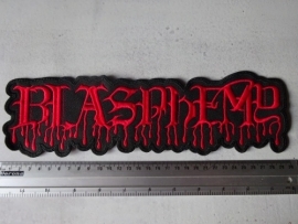BLASPHEMY - RED LOGO